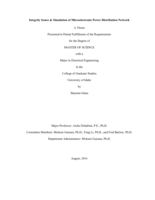Integrity Issues & Simulation of Microelectronic Power Distribution Network