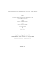 Political Economy and Welfare Implications of the U.S.-Mexican Tomato Agreement