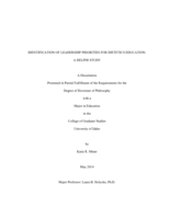 Identification of Leadership Priorities for Dietetics Education: A Delphi Study