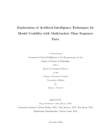 Exploration of Artificial Intelligence Techniques for Model Usability With Multivariate Time Sequence Data