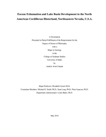 Eocene Exhumation and Lake Basin Development in the North American Cordilleran Hinterland, Northeastern Nevada, U.S.A.