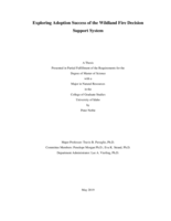 Exploring Adoption Success of the Wildland Fire Decision Support System