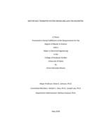 MOTOR BUS TRANSFER SYSTEM MODELING WITH PSCAD/EMTDC