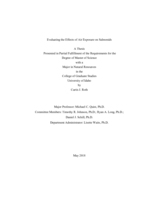 Evaluating the Effects of Air Exposure on Salmonids