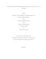 A Printed Circuit Board Stack Based Antenna Implementation and A Study in Green's Functions