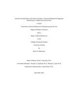 Juvenile Chinook Salmon Life History Variation: Improved Methods for Migration Monitoring in a Wilderness Environment