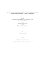 AN ANALYSIS OF NETWORK INTERFACE CARD PROMISCUOUS MODE DETECTION METHODS IN A VIRTUAL NETWORK