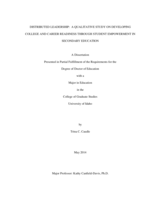 Distributed Leadership: A Qualitative Study on Developing College and Career Readiness through Student Empowerment in Secondary Education