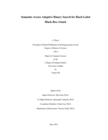 Semantic-Aware Adaptive Binary Search for Hard-label Black-box Attack