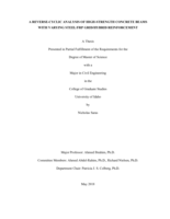 A reverse-cyclic analysis of high strength concrete beams with varying steel/FRP grid/hybrid reinforcement