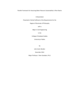 Flexible Framework for Assessing Water Resource Sustainability in River Basins