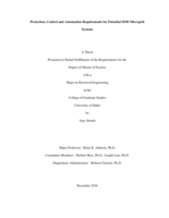 Protection, Control and Automation Requirements for Potential DOD Microgrid Systems