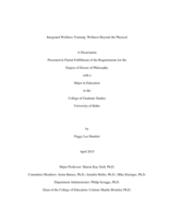 Integrated Wellness Training: Wellness Beyond the Physical