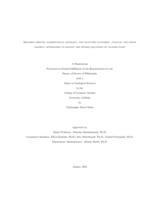 Shearing shelves, mathematical modeling, and fracture factories: analytic and finite element approaches to solving the Stokes Equations of glacier flow