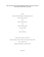 Biotic and Abiotic Factors Influencing Population Dynamics of Yellowstone Cutthroat Trout and Utah Chubs in Henrys Lake, Idaho