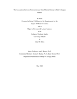 The Associations Between Testosterone and Bone Mineral Density in Male Collegiate Athletes
