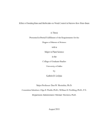 Effect of Seeding Rate and Herbicides on Weed Control in Narrow-Row Pinto Bean