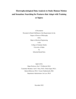 Electrophysiological Data Analysis to Study Human Motion and Sensation: Searching for Features that Adapt with Training or Injury