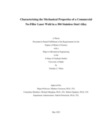Characterizing the Mechanical Properties of a Commercial No-Filler Laser Weld in a 304 Stainless Steel Alloy