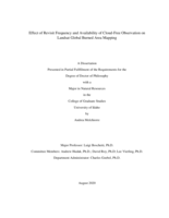 Effect of Revisit Frequency and Availability of Cloud-Free Observation on Landsat Global Burned Area Mapping