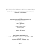 Enteric neurotransmission is inhibited by pure compounds isolated from Garcinia buchananii bark: (2R,3S,2″R,3″R)-GB-2, (2R,3S,2″S)-buchananiflavanone, and (2R,3S,2’’ R,3’’R)-  manniflavanone