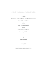 A Direct3D Implementation of the Unicon 3D Facilities