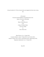 Advanced methods for 3-D forest characterization and mapping from lidar remote sensing data