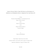 Analysis of Security Policies in Major Web Browsers and Development of a Multibrowser and Multiplatform Browser Configuration Tool: Open Browser GP