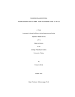 PROGRESSIVE LABOR REFORM: PROGRESSIVISM IN SEATTLE LABOR FROM THE GENERAL STRIKE TO THE CIO