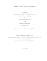 Modern Control of Smart Power Grids