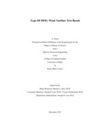 Type III DFIG Wind Turbine Test Bench