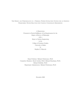 The Design and Performance of a Thermal Power Extraction System for an Existing Pressurized Water Reactor with Varying Condensate Reinsertion
