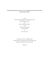 Understanding agricultural perspectives of cover crop adoption and symbols of good farming in the inland Pacific Northwest