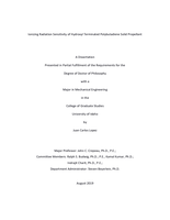 Ionizing Radiation Sensitivity of Hydroxyl Terminated Polybutadiene Solid Propellant