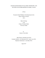 EOCENE BASIN RECORDS OF VOLCANISM, TOPOGRAPHY, AND TECTONICS IN SOUTHERN BRITISH COLUMBIA, CANADA