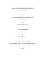 Nursery Culture Effects on Western Redcedar Seedling Growth,  Defense, and Stress Resistance