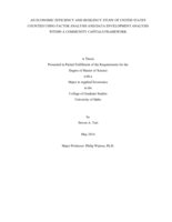 AN ECONOMIC EFFICIENCY AND RESILENCY STUDY OF UNITED STATES COUNTIES USING FACTOR ANALYSIS AND DATA ENVELOPMENT ANALYSIS WITHIN A COMMUNITY CAPITALS FRAMEWORK