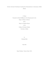 On-line, On-board, Evolutionary Learning from Demonstration in Autonomous, Mobile Robots