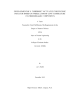 Development of a Thermally Activated Pyrotechnic Initiator Based on Fabrication of Low Temperature Co-Fired Ceramic Components