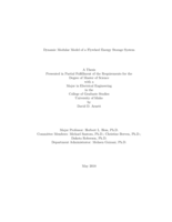 Dynamic Modular Model of a Flywheel Energy Storage System