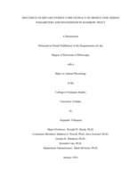 INFLUENCE OF DIETARY PURPLE CORN EXTRACT ON PRODUCTION, REDOX PARAMETERS AND MYOGENESIS IN RAINBOW TROUT