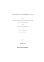 A More Conservative Form of Governing Equations in RELAP5