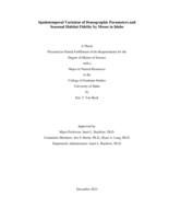 Spatiotemporal Variation of Demographic Parameters and Seasonal Habitat Fidelity by Moose in Idaho.