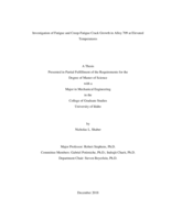 Investigation of Fatigue and Creep-Fatigue Crack Growth in Alloy 709 at Elevated Temperatures