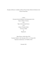 Drought and Moisture Availability and Recent Western Spruce Budworm Outbreaks in the Western United States