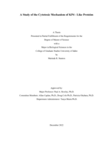 A Study of the Cytotoxic Mechanism of KP4 - Like Proteins
