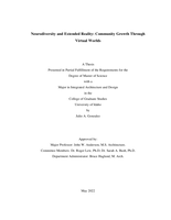 Neurodiversity and Extended Reality: Community Growth Through Virtual Worlds
