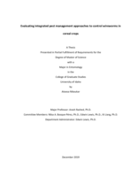Evaluating integrated pest management approaches to control wireworms in cereal crops