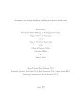 Development of a Six-Field Two-Phase Model for use in Reactor System Codes