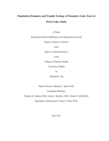 Population Dynamics and Trophic Ecology of Nonnative Lake Trout in Priest Lake, Idaho